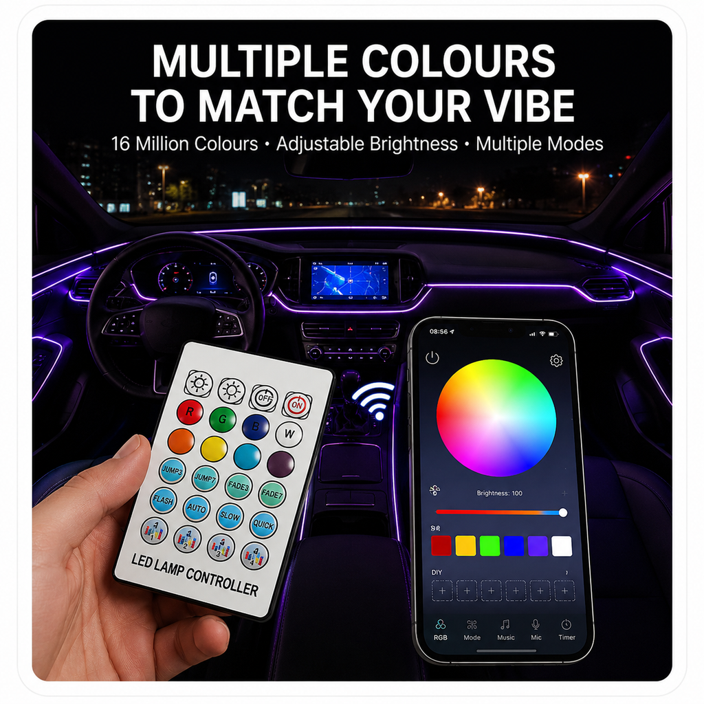 Midnight Auto™ Ambient Glow Strips